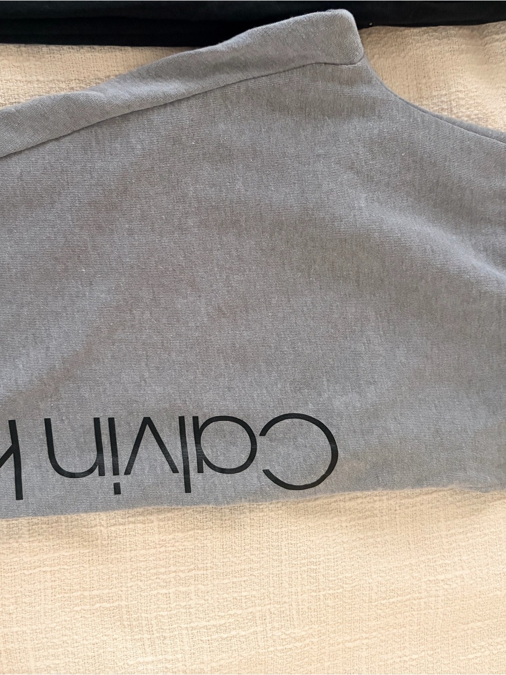 Calvin Klein Women's French Terry Joggers Gray and Black - NWOT- size S - Picture 7 of 8